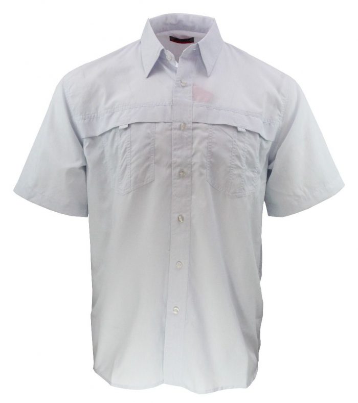 Camisa estilo columbia blanca