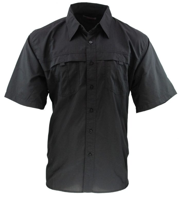 camisa estilo columbia negra