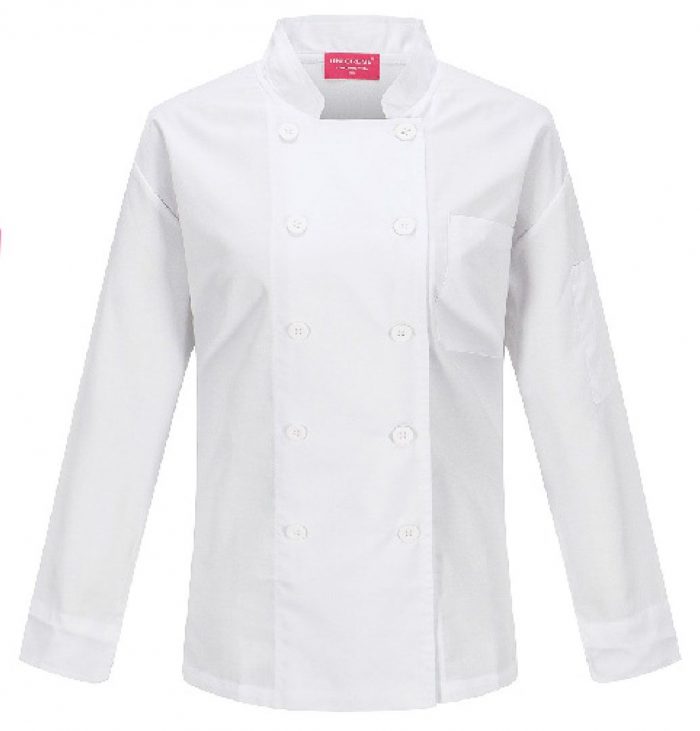 Camisa de Chef Dama en color blanco