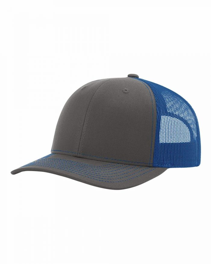 gorra richardson gris con azul