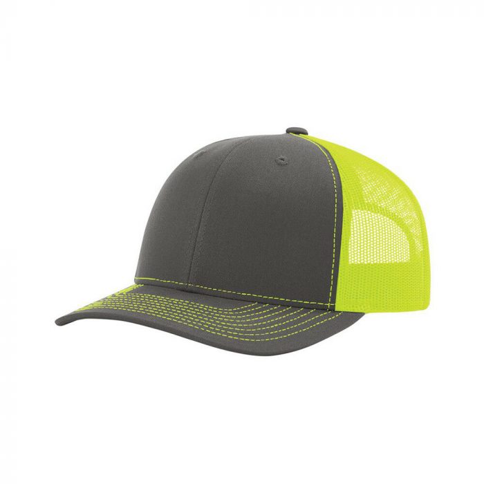 gorra richardson gris con verde