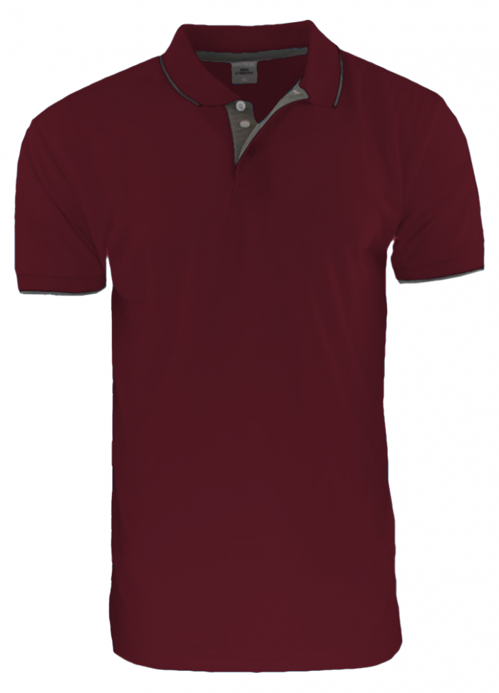 Sueter Polo Waffit en color rojo vino