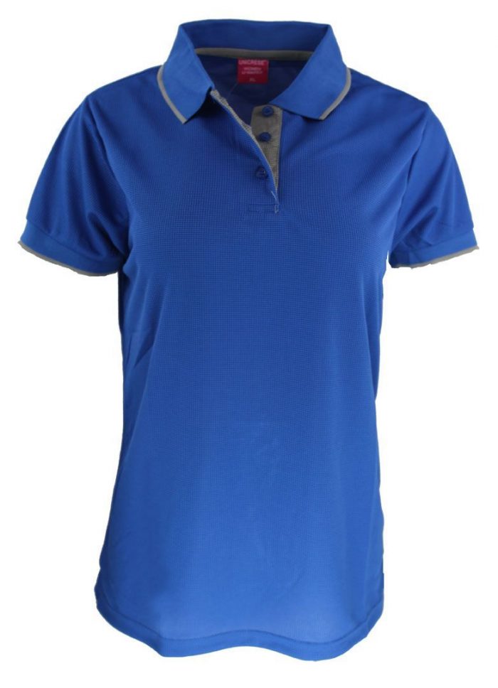 sueter polo waffit para dama en color azul royal