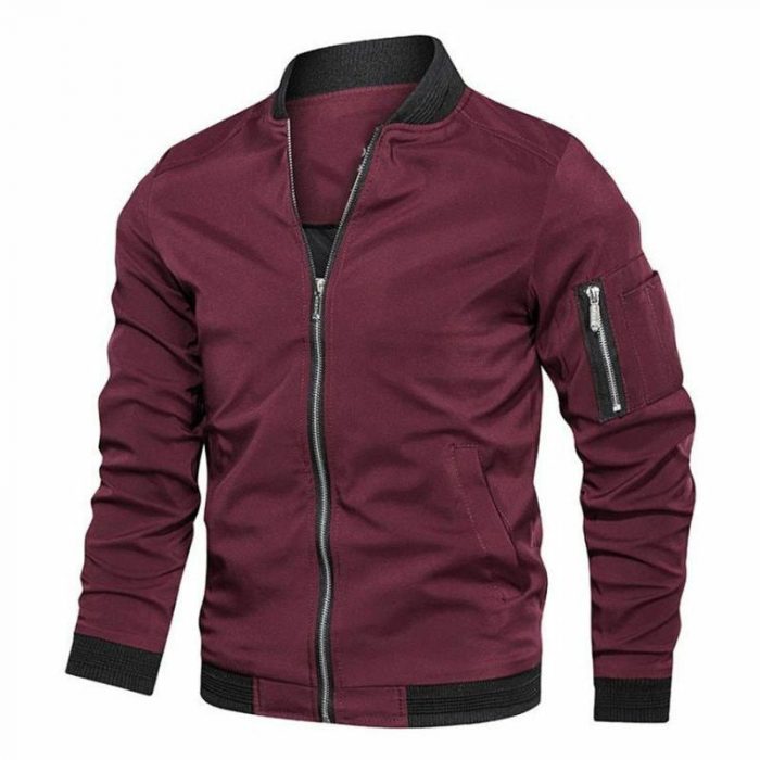 Chaqueta de Vestir Rojo Vino